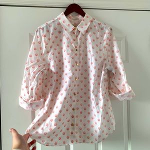 Chicos Button Down No-Iron Blouse